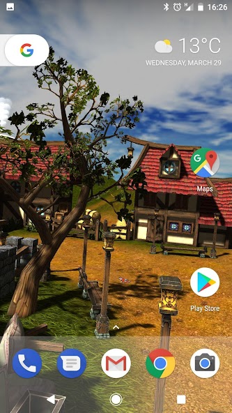 Cartoon Village Wallpaper Lite