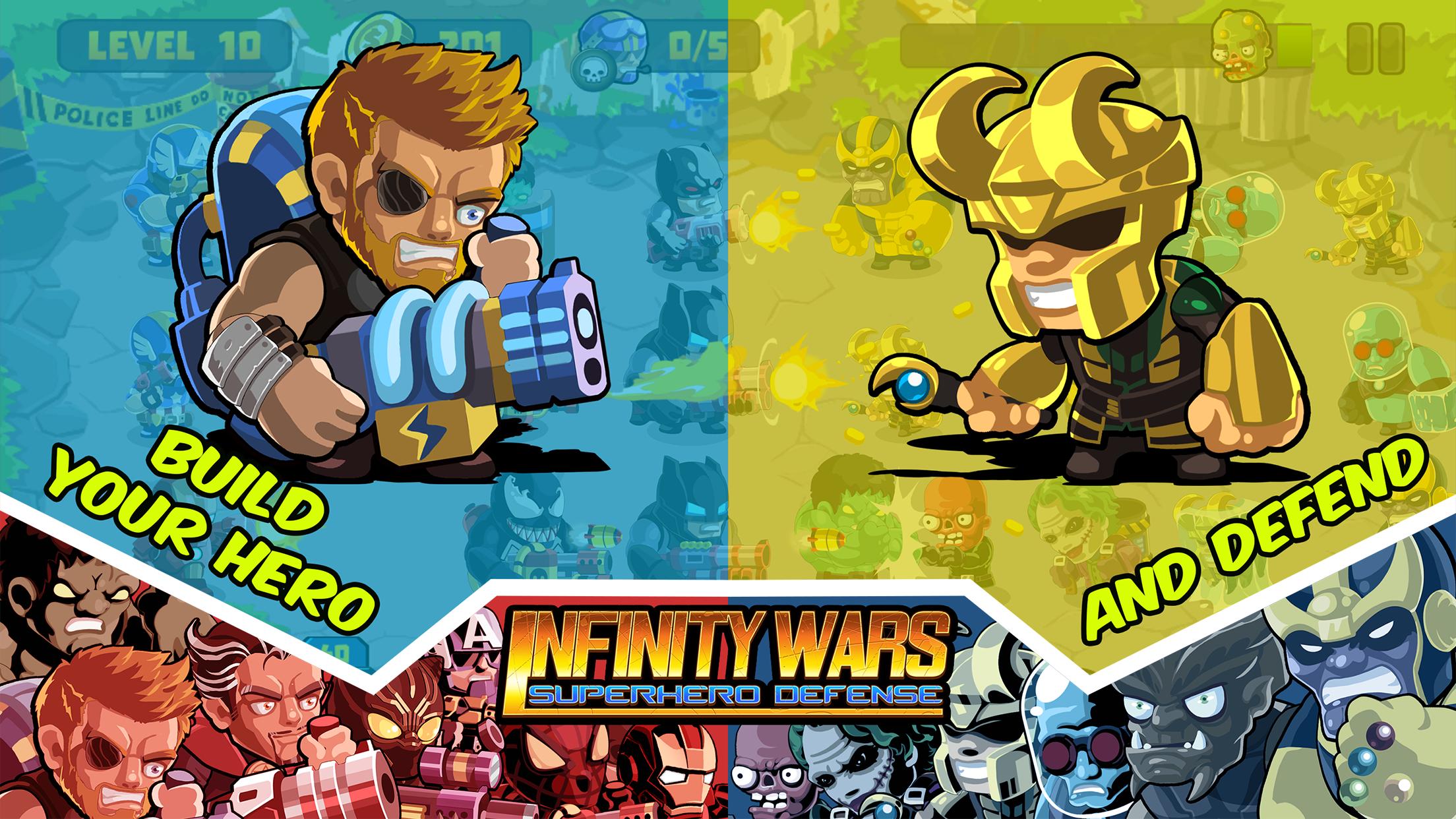 Avenger Infinity War Hero VS New Villains Defense