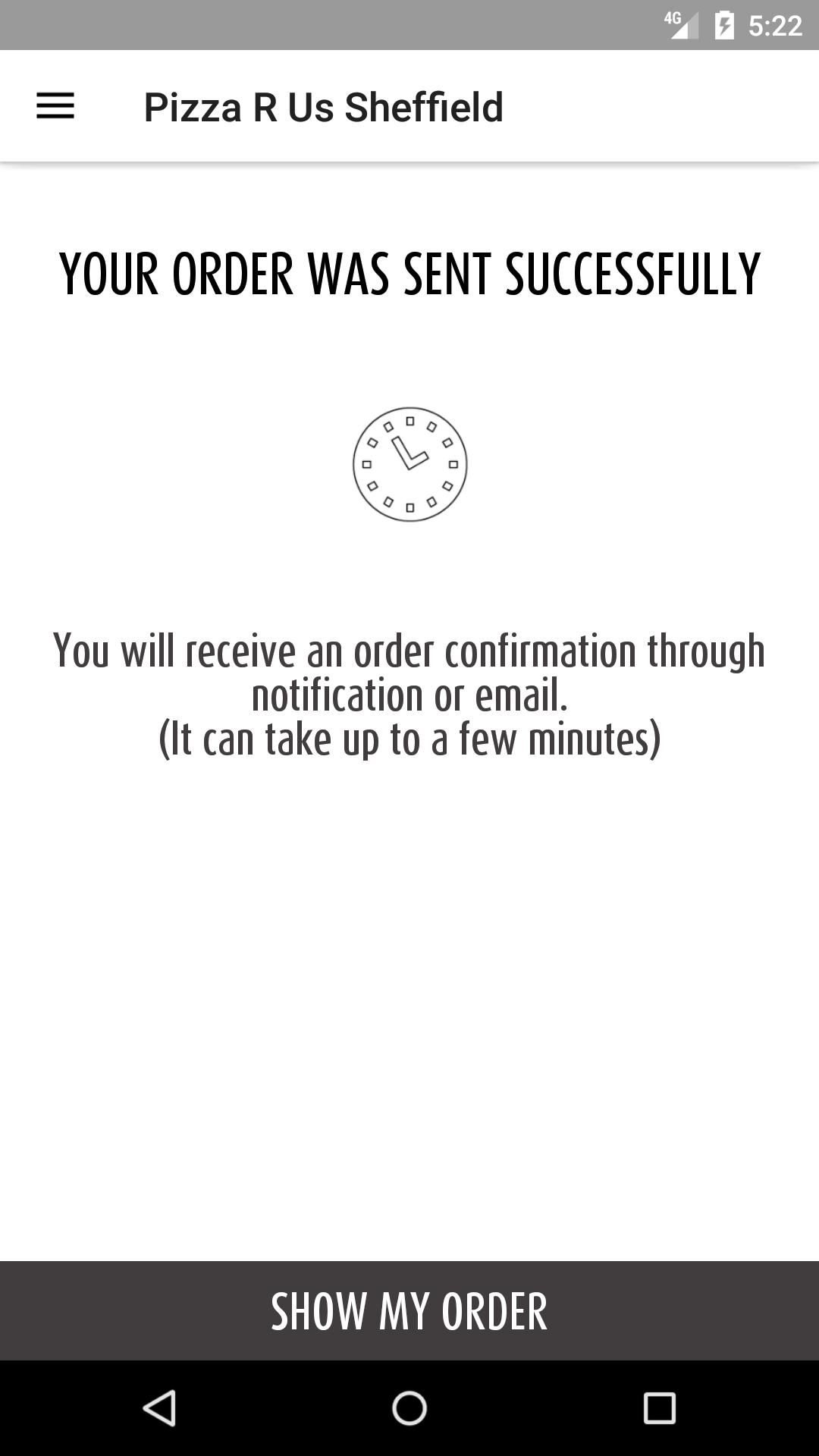 Pizza R Us Sheffield