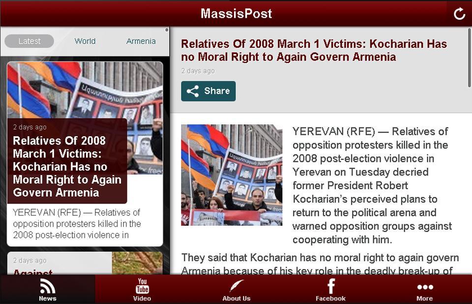 Armenian News By MassisPost