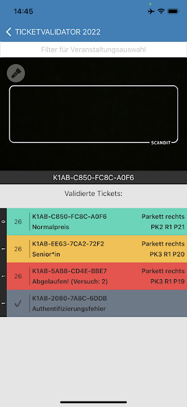 bilettix.net Ticketvalidator