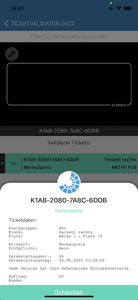 bilettix.net Ticketvalidator