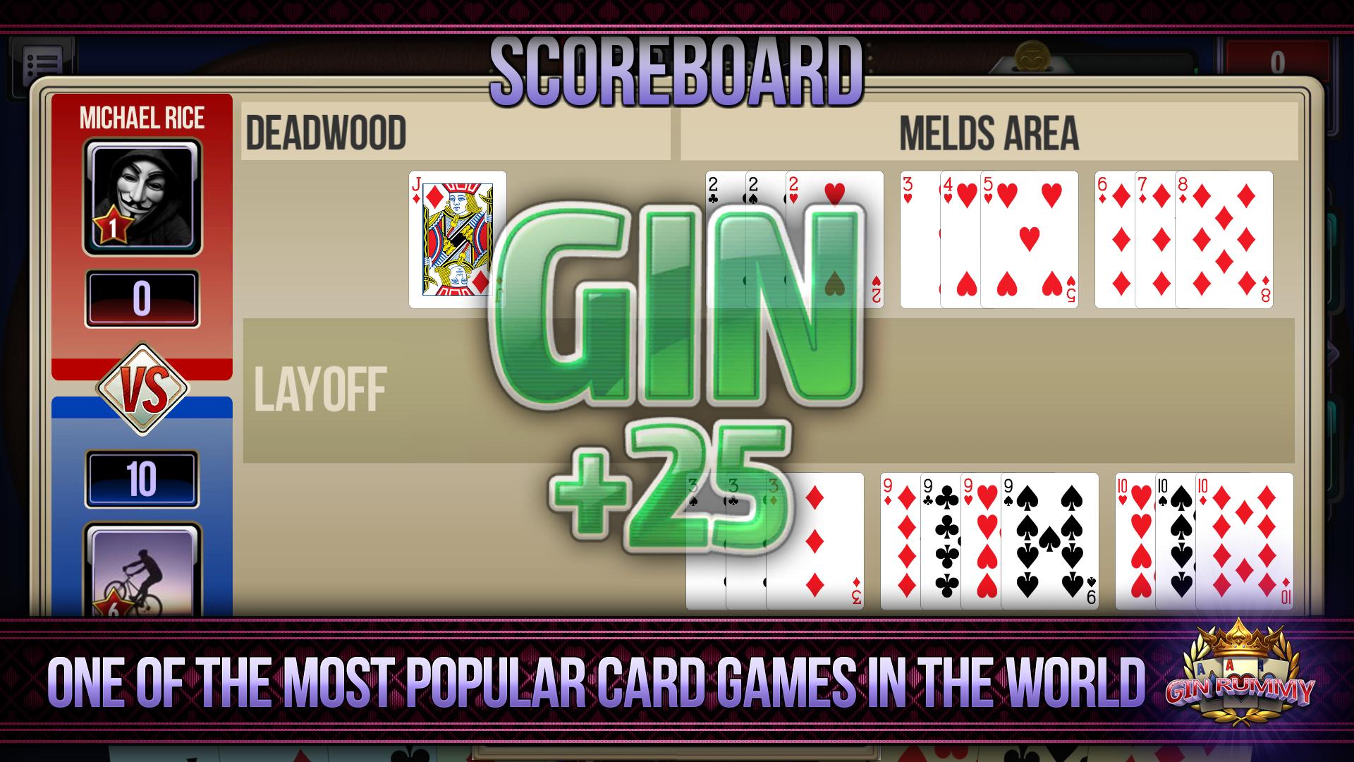Gin Rummy Online