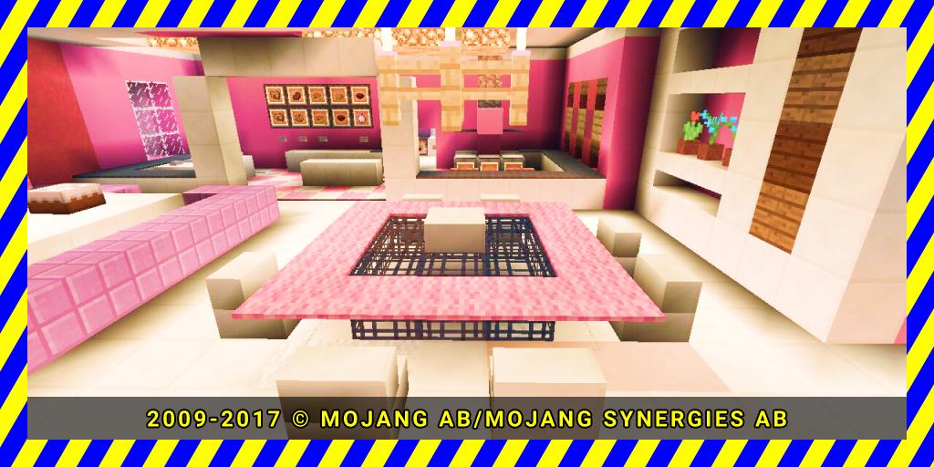 Super Pink house map for MCPE