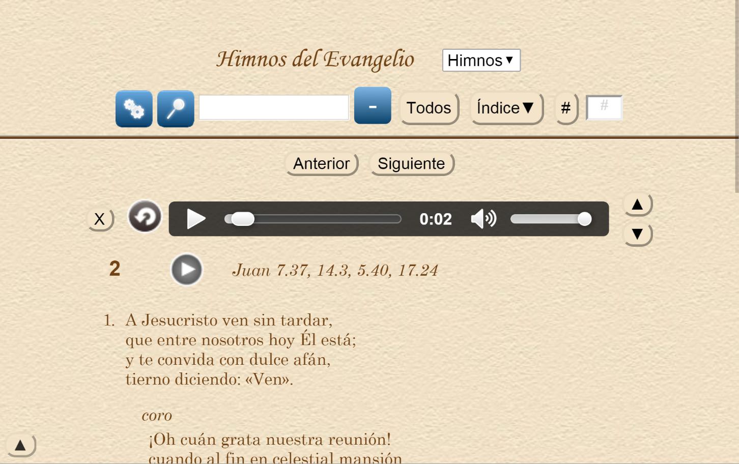 Himnos del Evangelio [reemplazada]