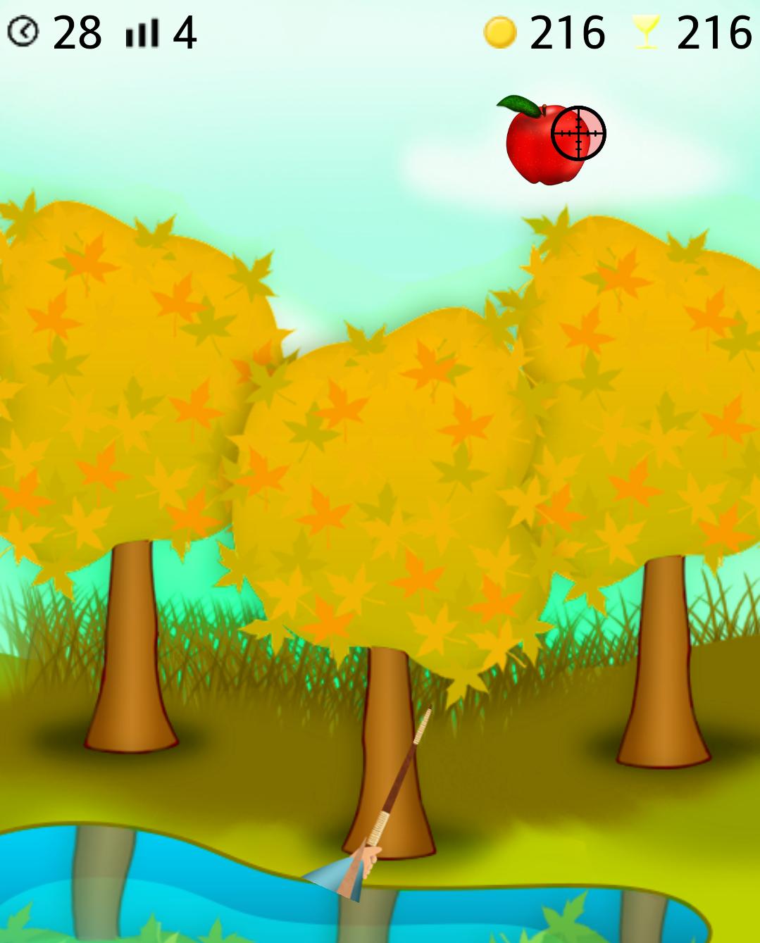 apple arrow shooting game