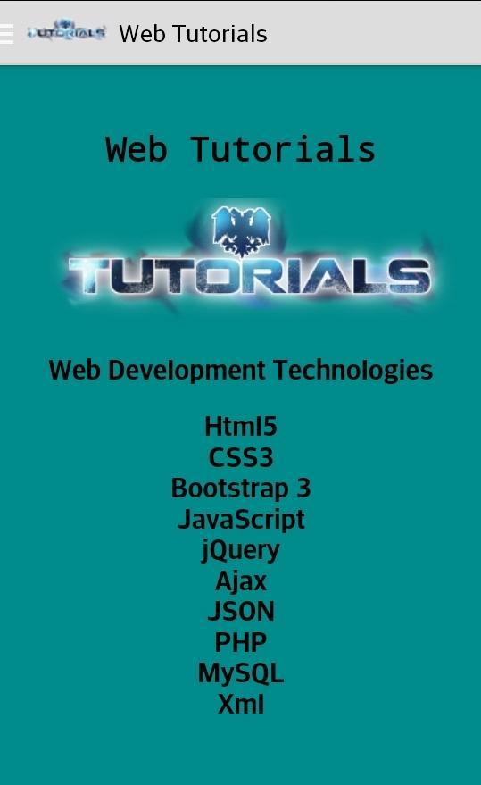 Web Tutorials