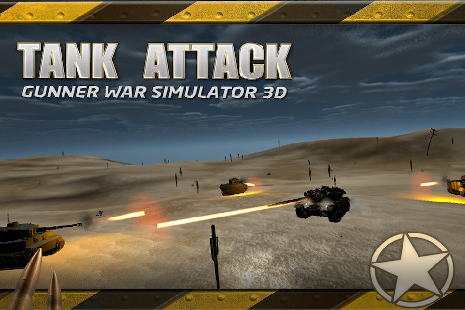 Tank Attack: Gunner War Sim 3D