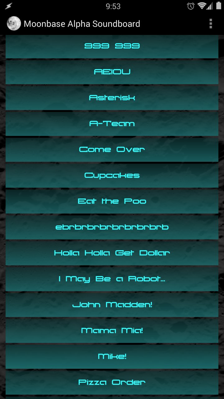 Moonbase Alpha Soundboard