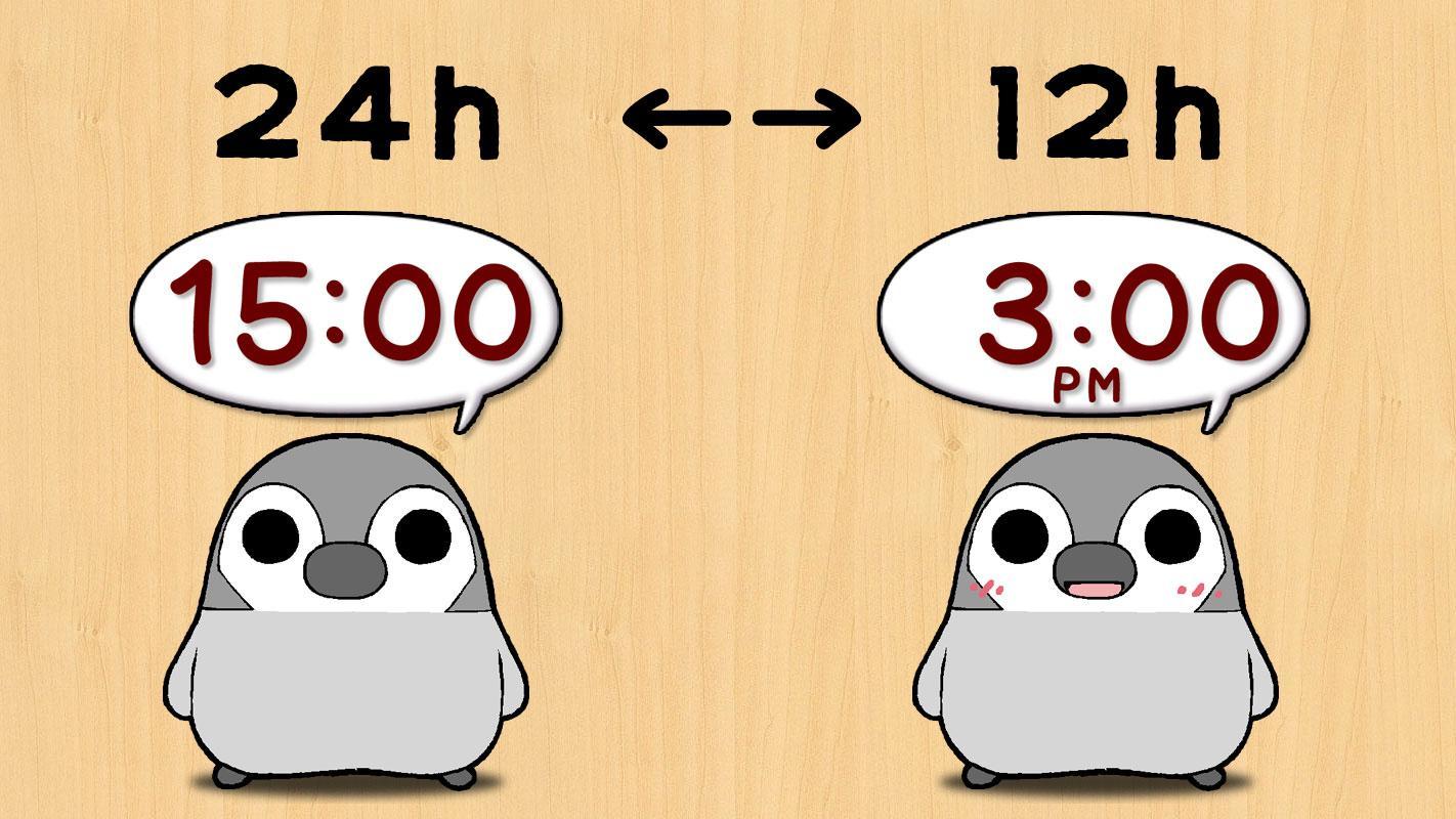 Pesoguin Clock Widget -Penguin