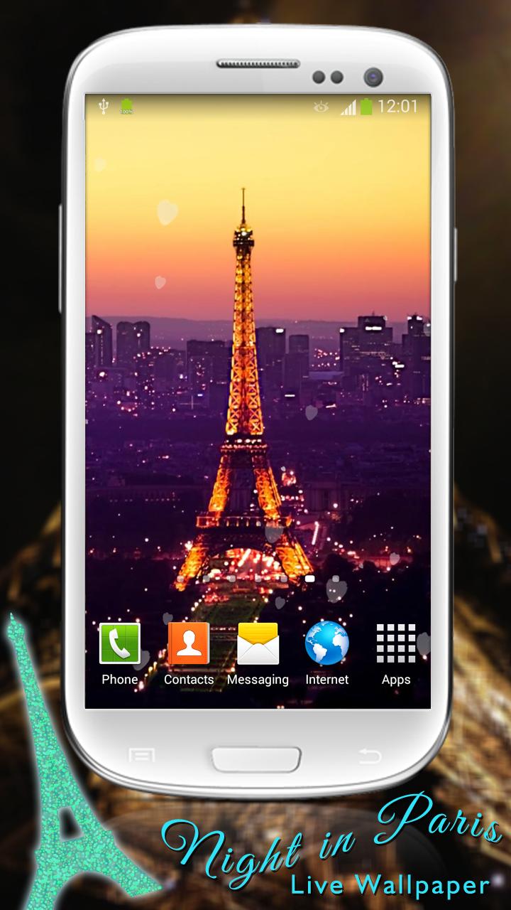 Night in Paris Live Wallpaper
