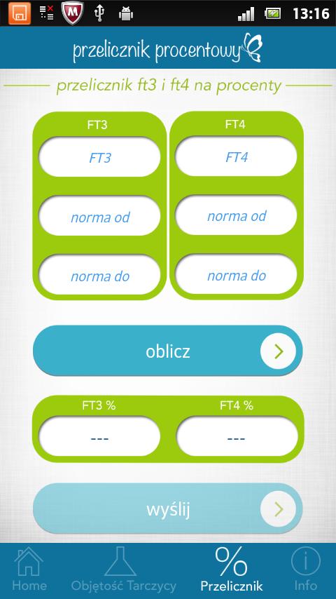 Kalkulator Tarczycowy