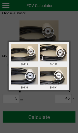 Field of View Calculator