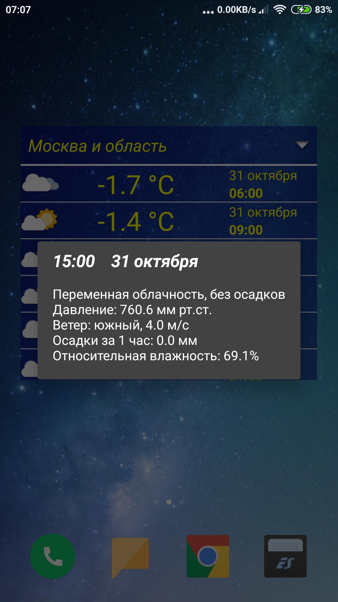 MeteoInfoWidget