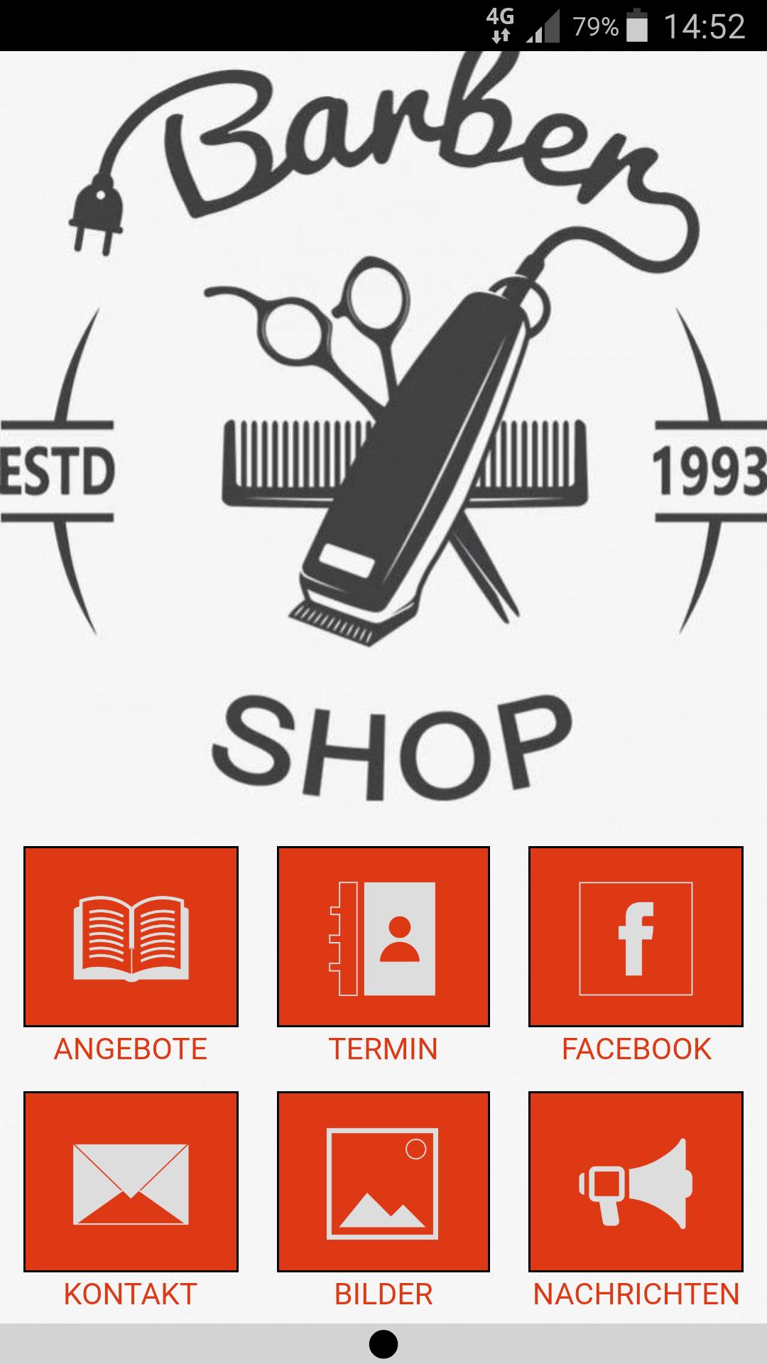 Demo Friseur Studio mit Termin