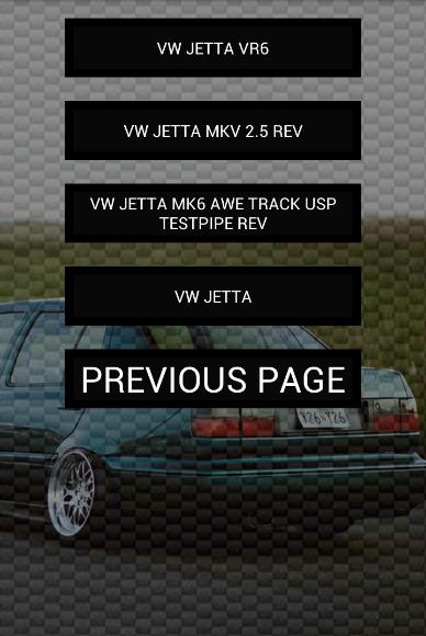 Engine sounds of Jetta