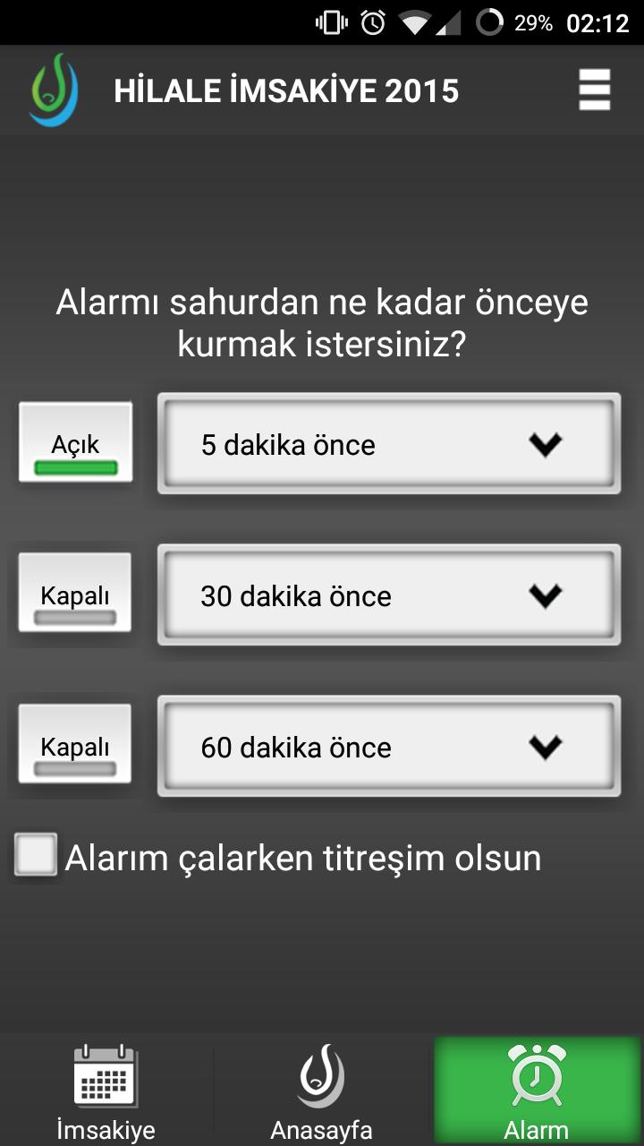 Hilale Ramadan Imsakiye 2015