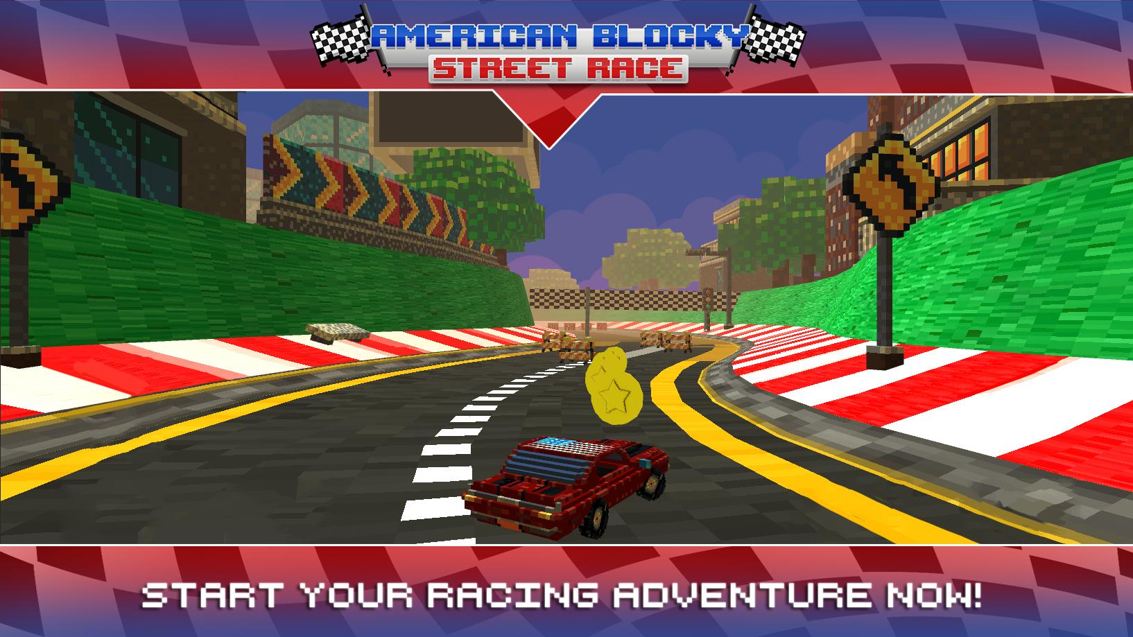 American Blocky Street Race