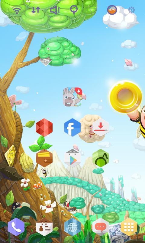 PoKo Pang launcher theme