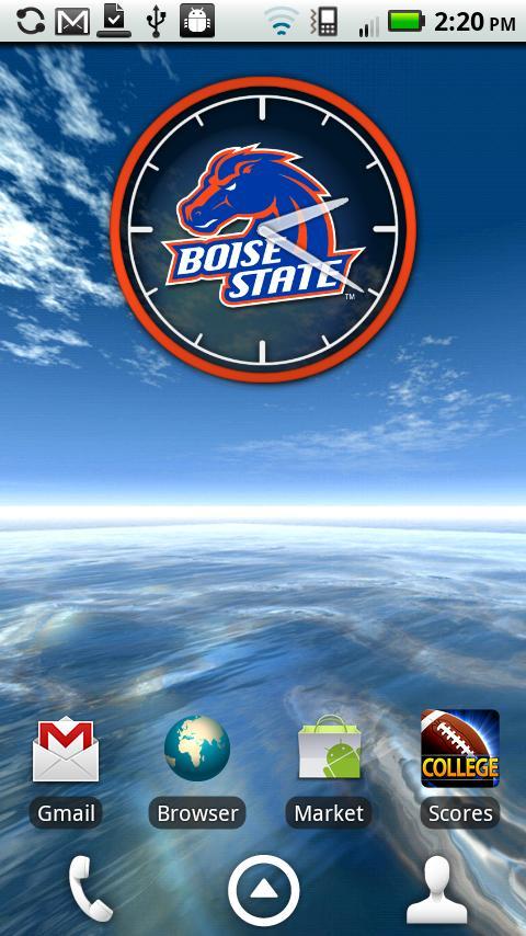 Boise State Broncos Live Clock