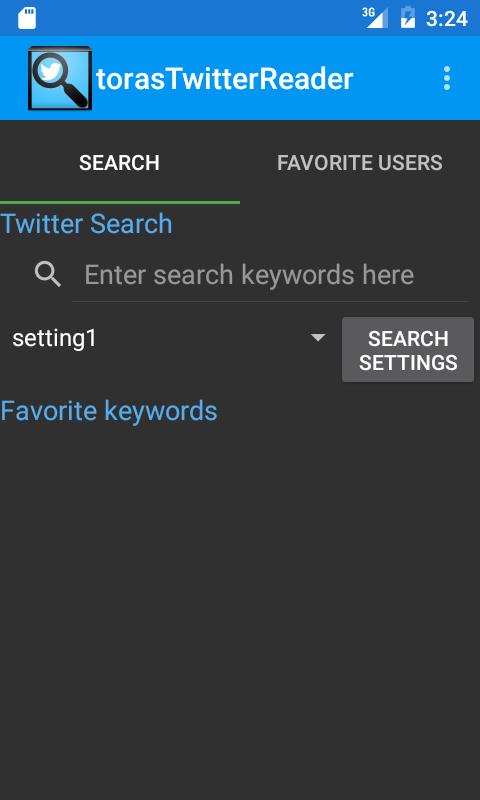 toras Twitter Reader