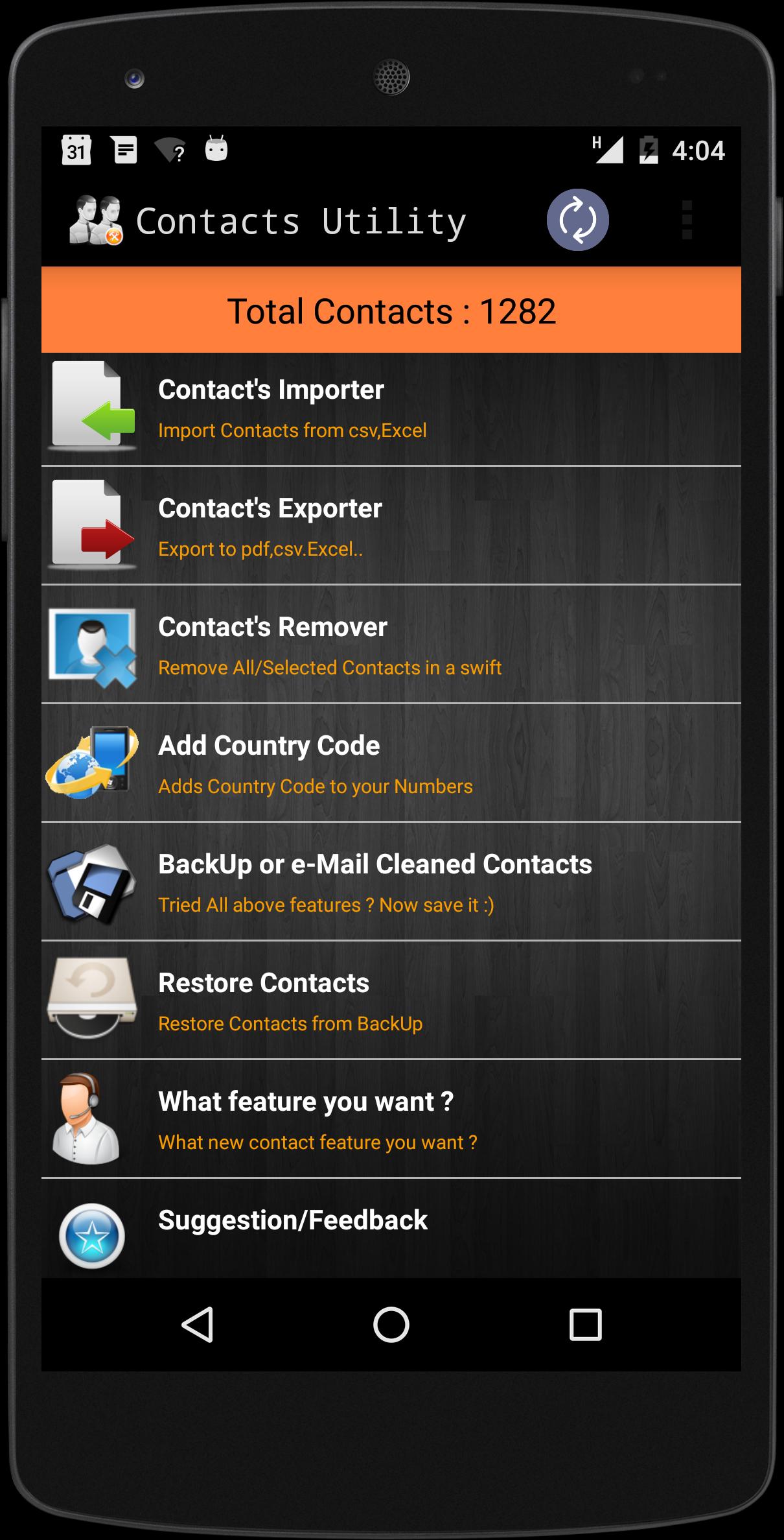 Duplicate Contacts & Utilities