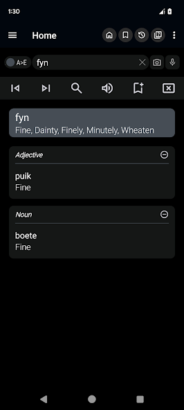 English Afrikaans Dictionary