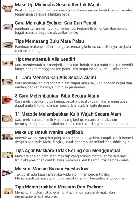 Tutorial Makeup Terbaru 2017