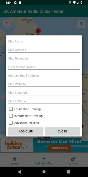 UK Amateur Radio Clubs Finder