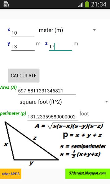Area, Perimeter, Circumference