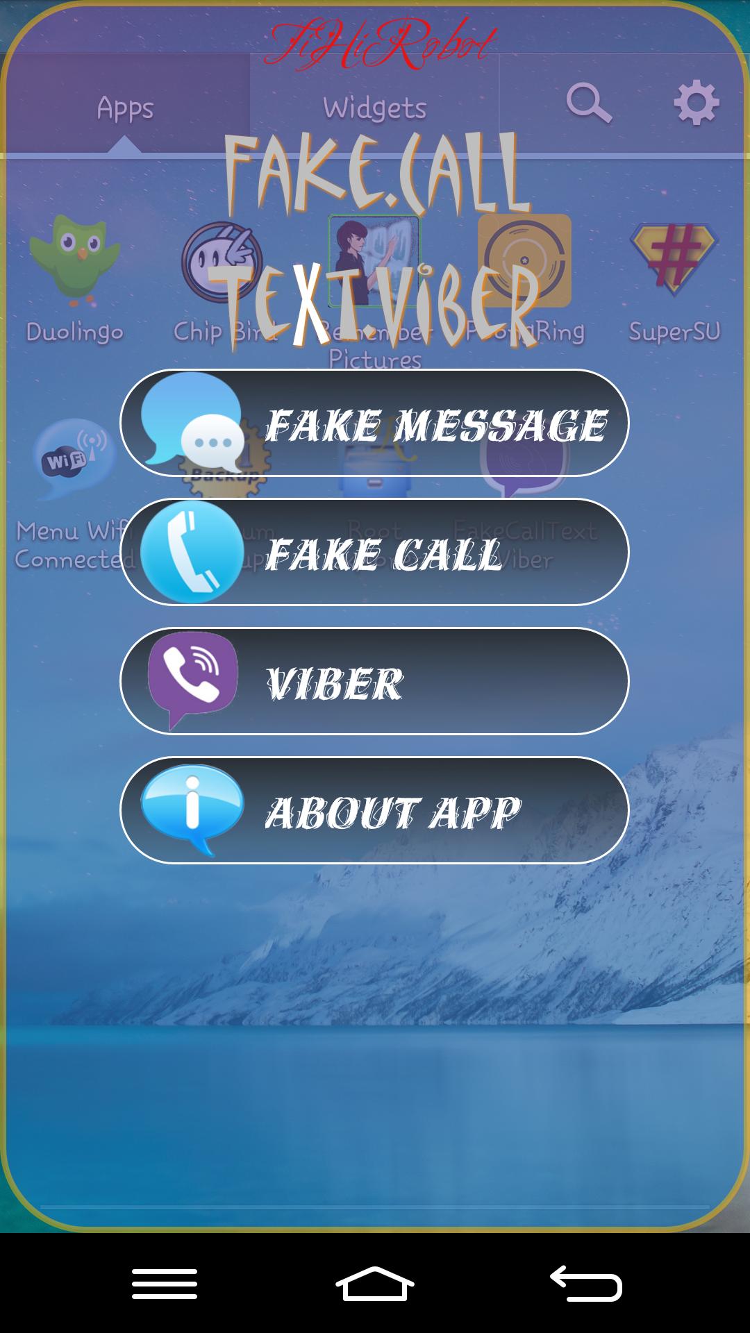 Fake Viber Pro