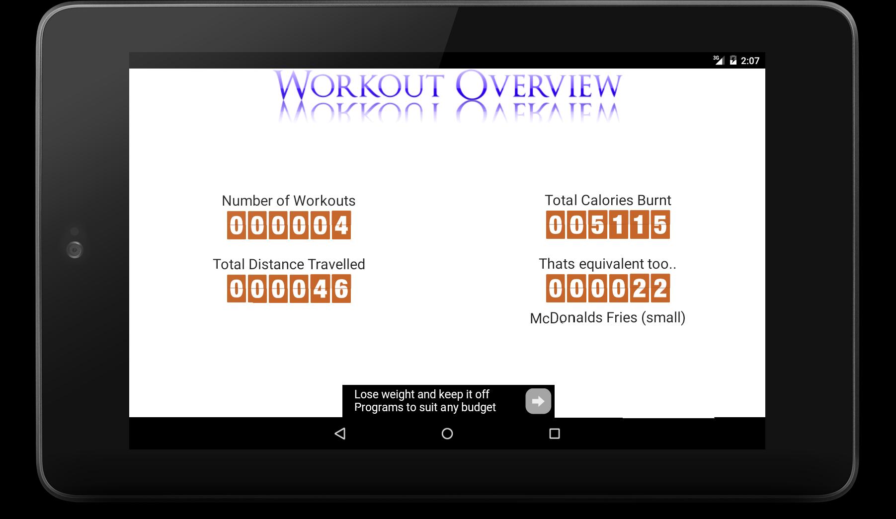 Spinning Exercise Tracker