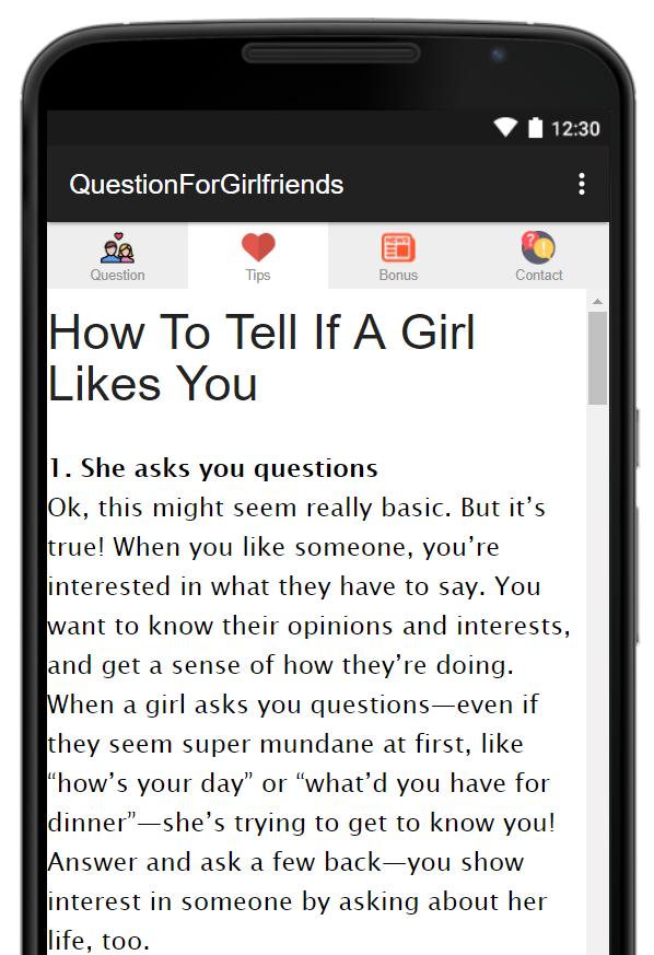 Question To Ask Your Girlfrien