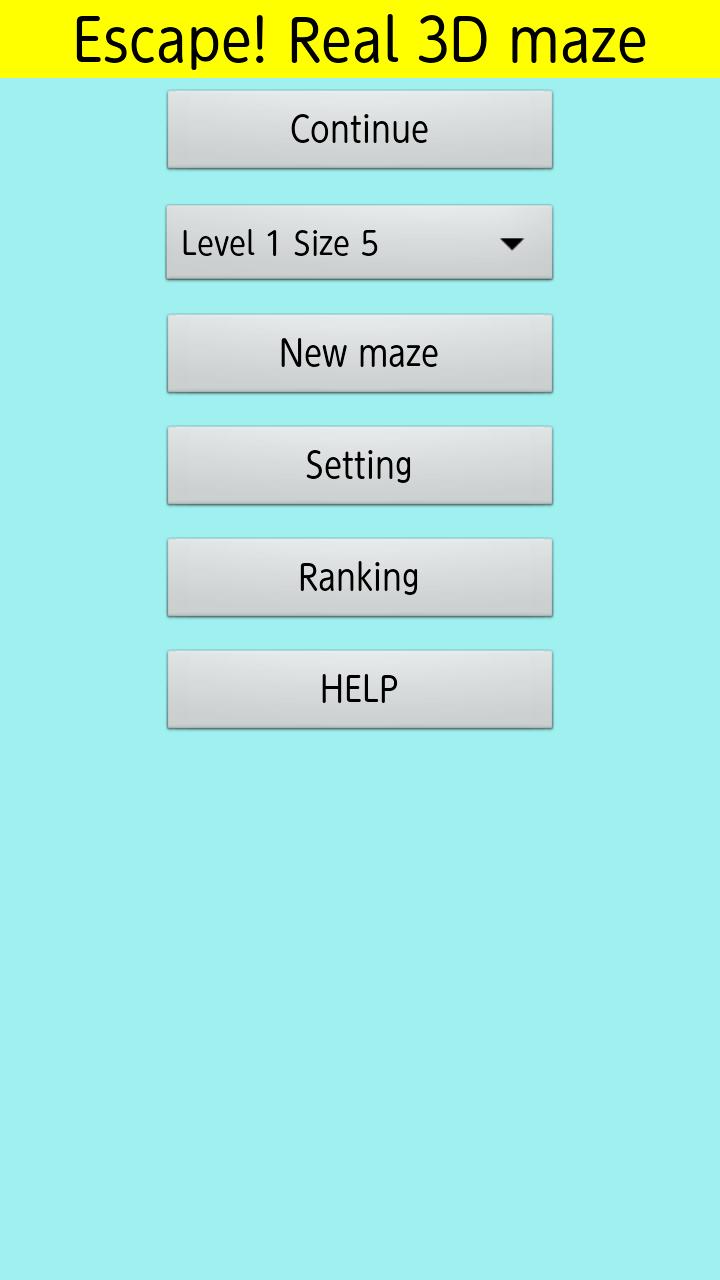 Escape! Real 3D Maze