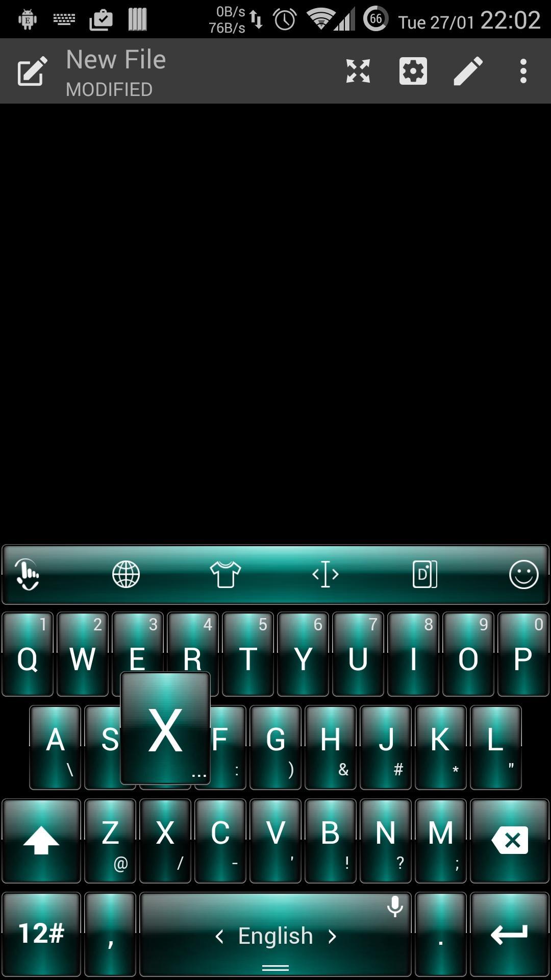 Keyboard Theme Dusk Green