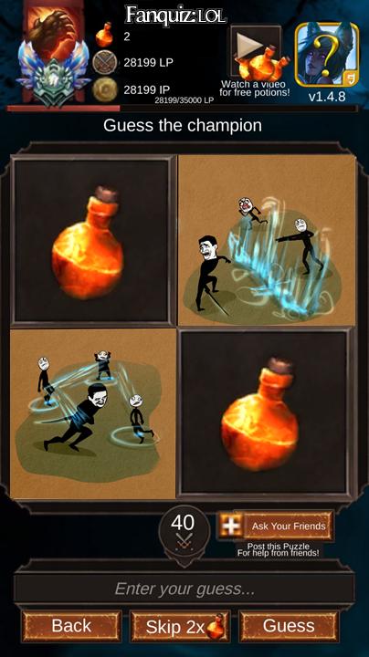 FanQuiz: LoL