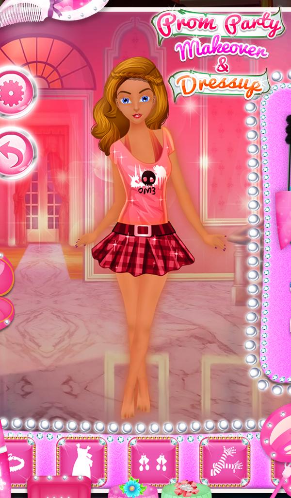 Prom Party Makeover & Dressup