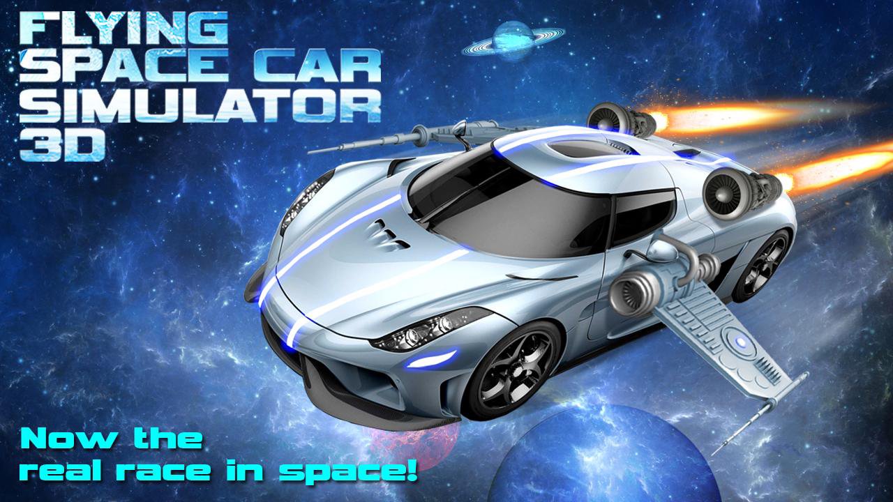 Flying Space Car Simulator 3D