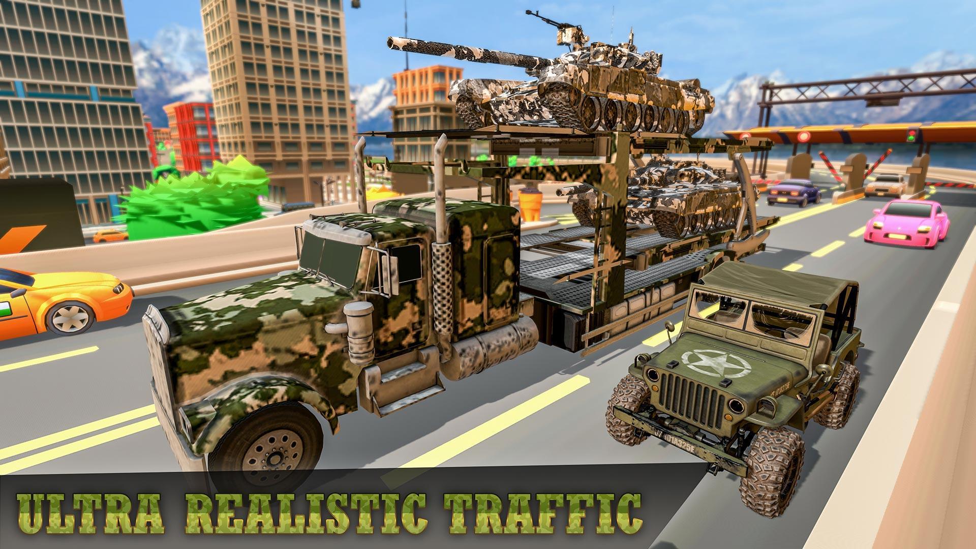 US Army Tank Transporter Truck