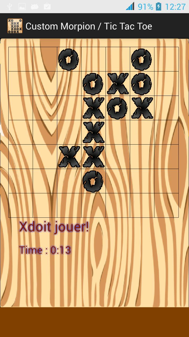 Custom Morpion / Tic Tac Toe