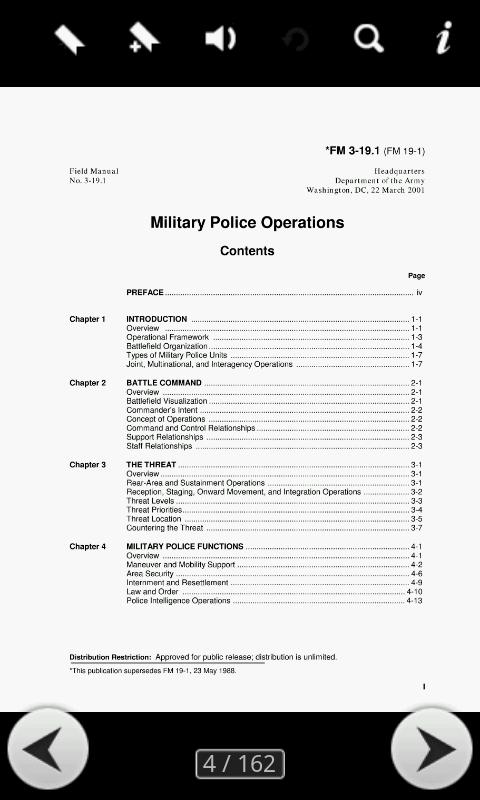 Army Military Police Operation