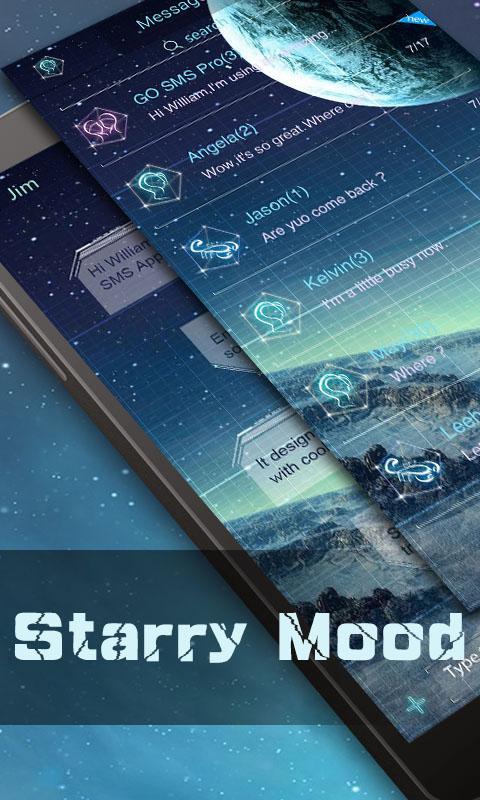 (FREE) GO SMS STARRYMOOD THEME