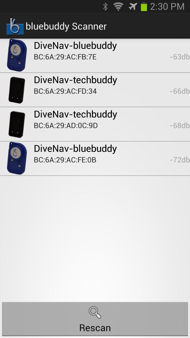 bluebuddy Scanner