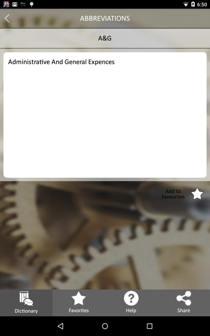 Technical Abbreviations