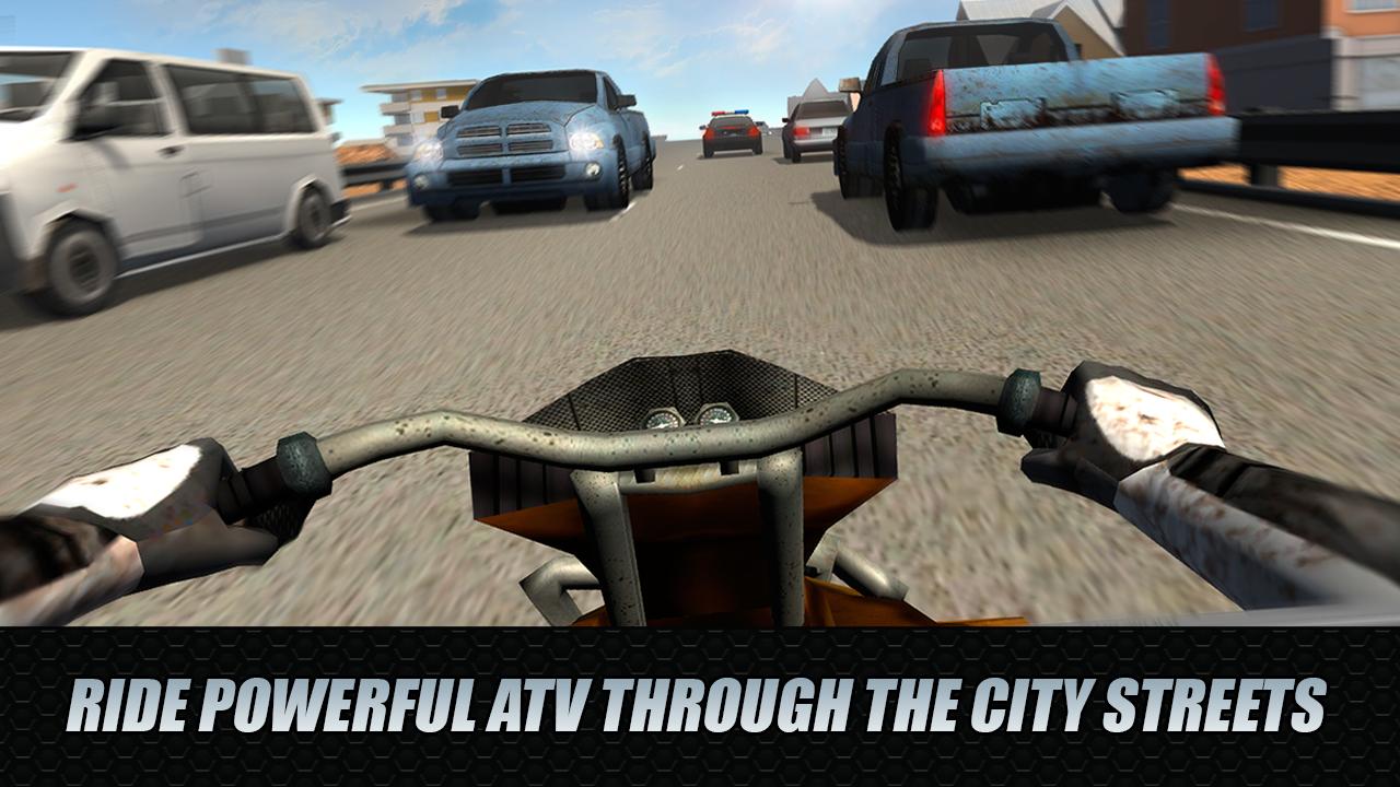 ATV City Traffic Racing 3D