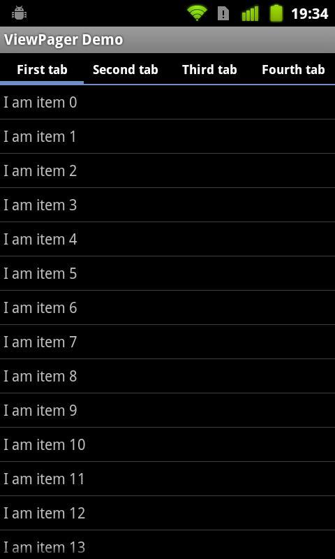 ViewPager Module Demo