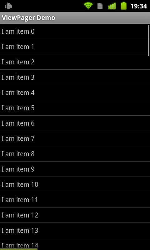 ViewPager Module Demo