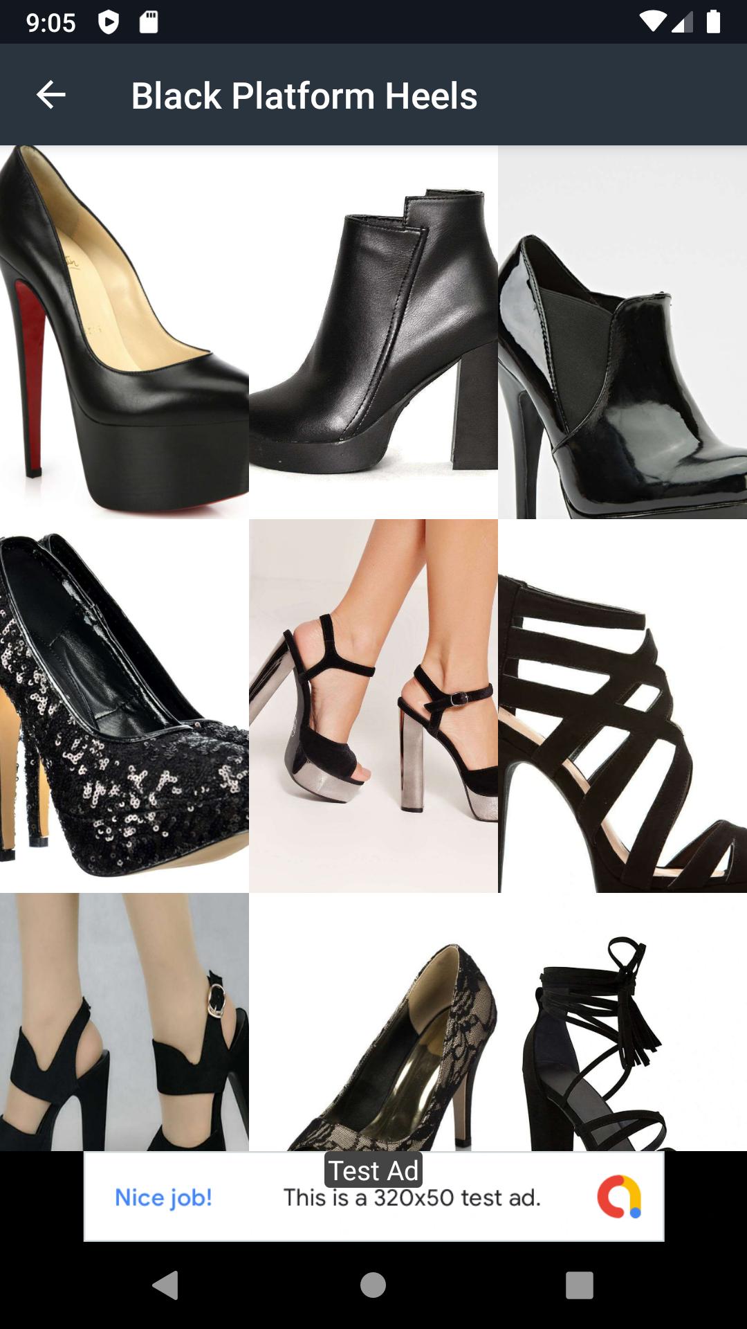 Black Platform Heels