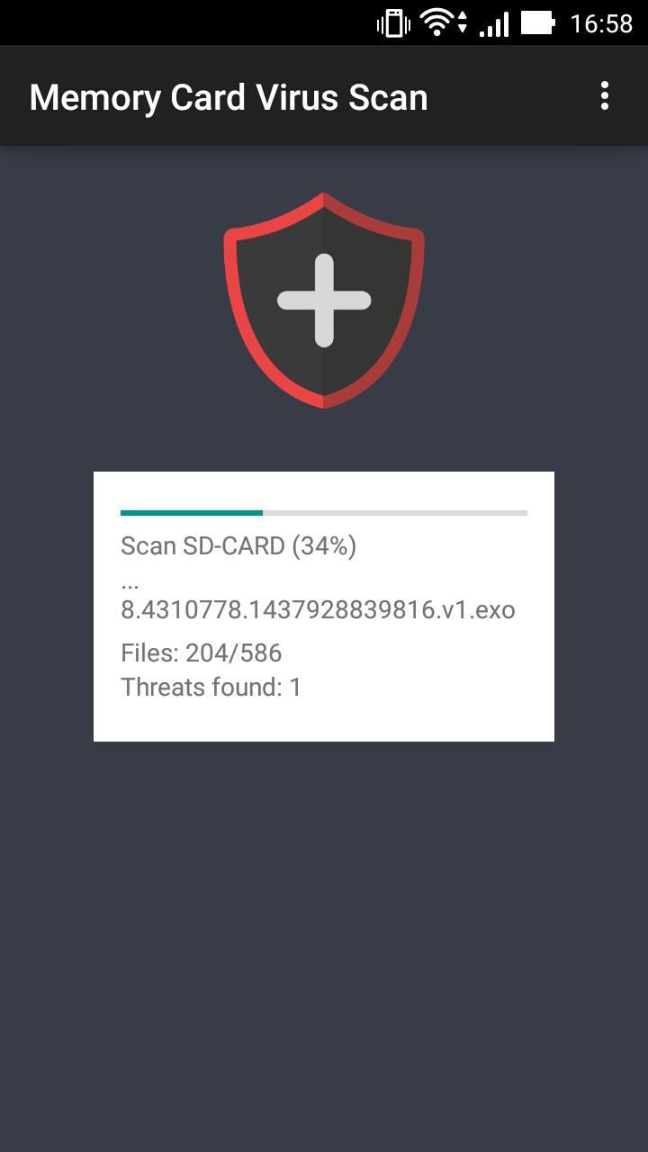 Memory Card Virus Scan
