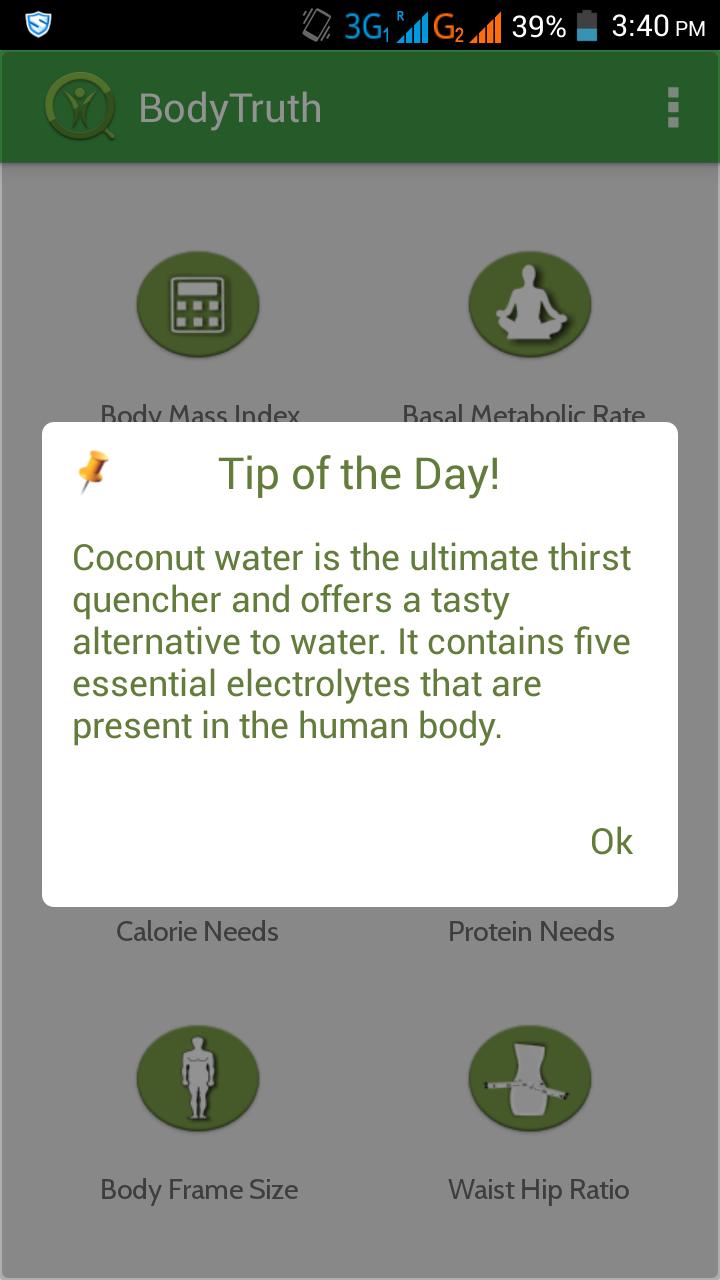 BodyTruth Health Calculator